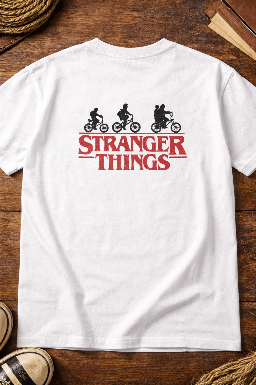 Stranger Things Unisex T-Shirt | White – ThePopTees