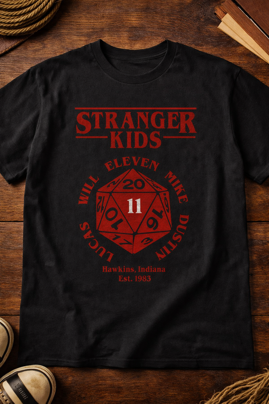 Stranger Kids Unisex T-Shirt | Black
