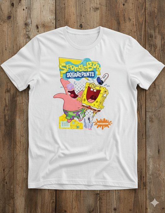 Sponge Bob Unisex T-Shirt | White