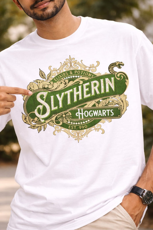 Harry Potter Sytherin T-Shirt | White