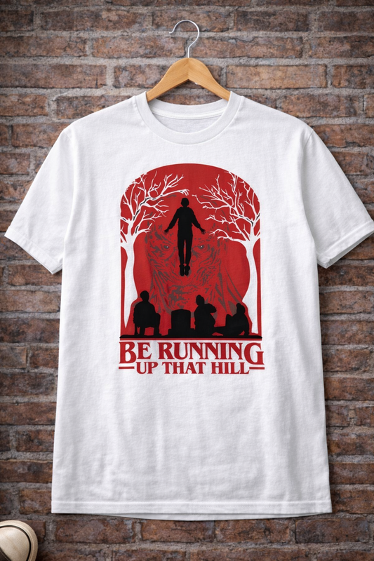 Be Running that Hill Unisex T-Shirt | White