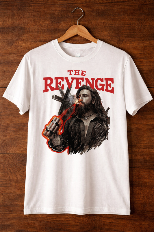 The Revenge T-Shirt β Men & Women | Moon White