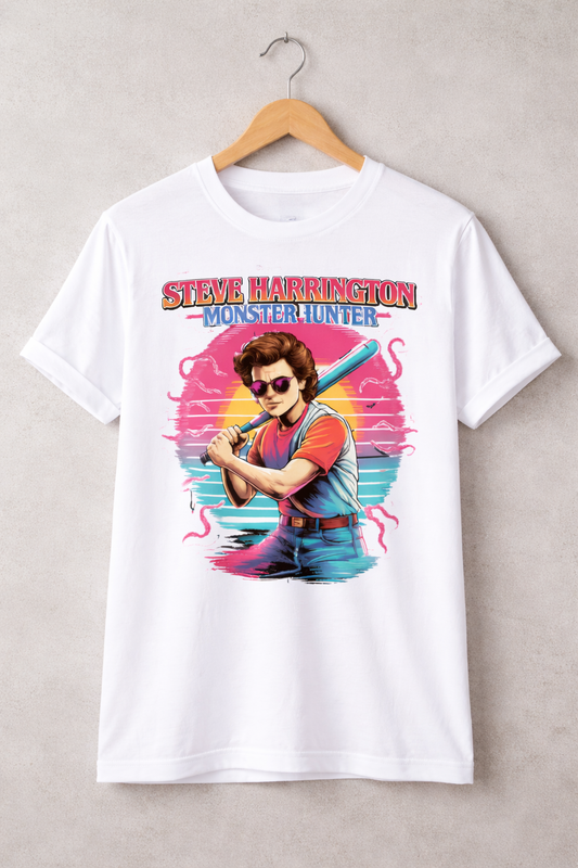 Steve Monster Hunter Unisex T-Shirt | White