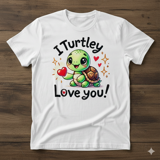 I Turtley Love You Unisex T-Shirt | White