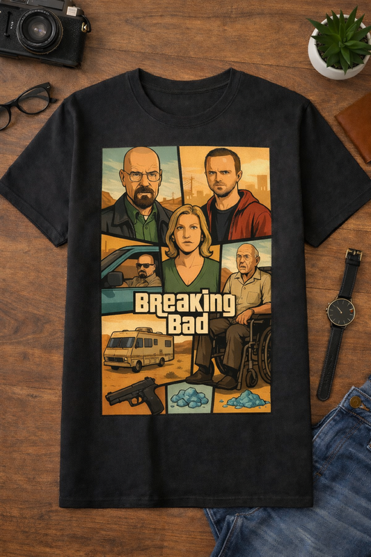 Heisenberg GTA Style Unisex T-Shirt | Black
