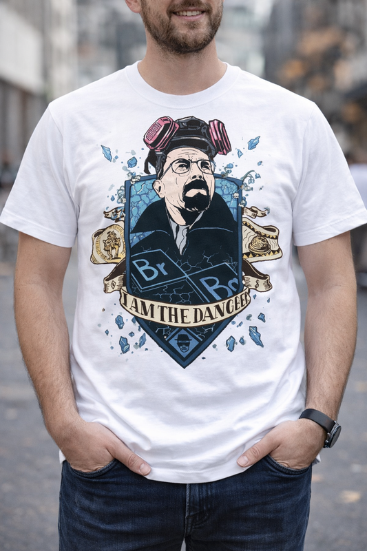 Danger Breaking Bad Unisex T-Shirt | White