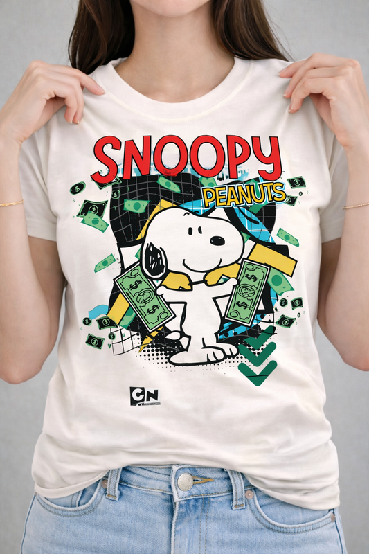 Snoopy Women T-Shirt | Off White