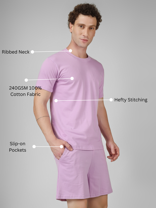 Solid Coord Set – Men | Lovely Lavender