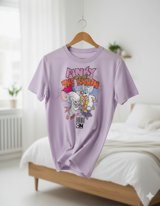 Pinky & The Brain Women T-Shirt | Pink