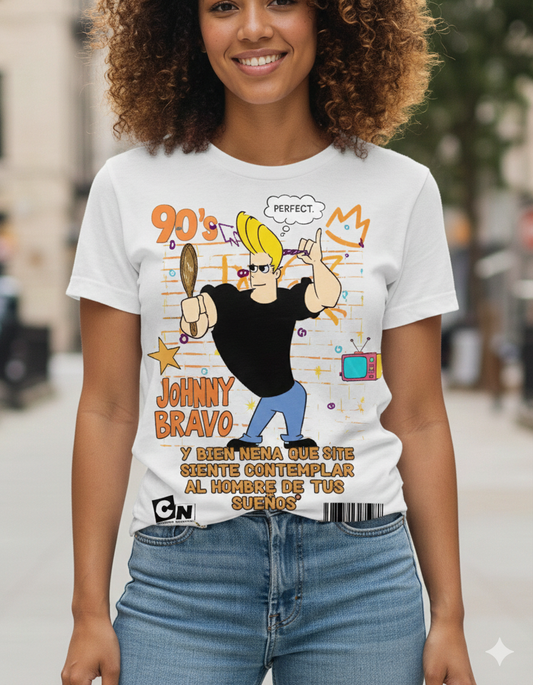 Johnny Brave T-Shirt – Women | Moon White