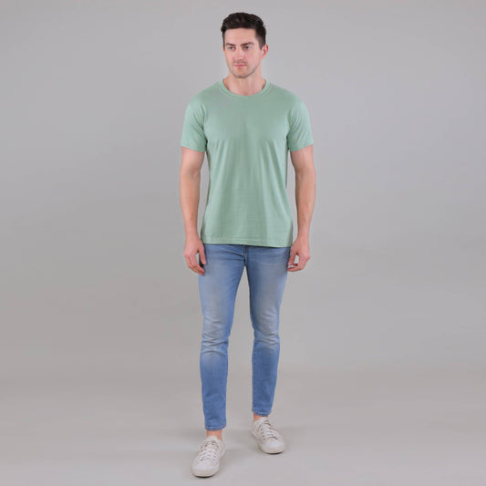 100% Cotton Solid T-Shirt – Men | Oliver Green