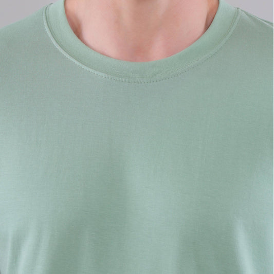 100% Cotton Solid T-Shirt – Men | Oliver Green