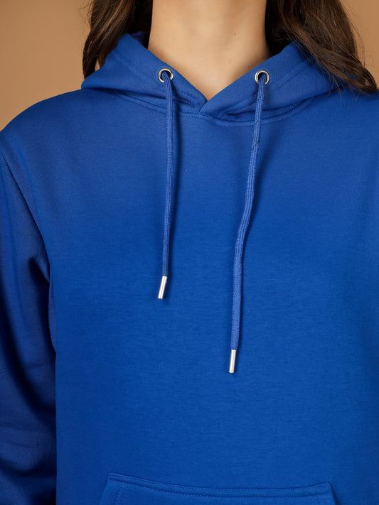 Solid Winter Hoodie – Women | Warm & Stylish Pullover Sweatshirt