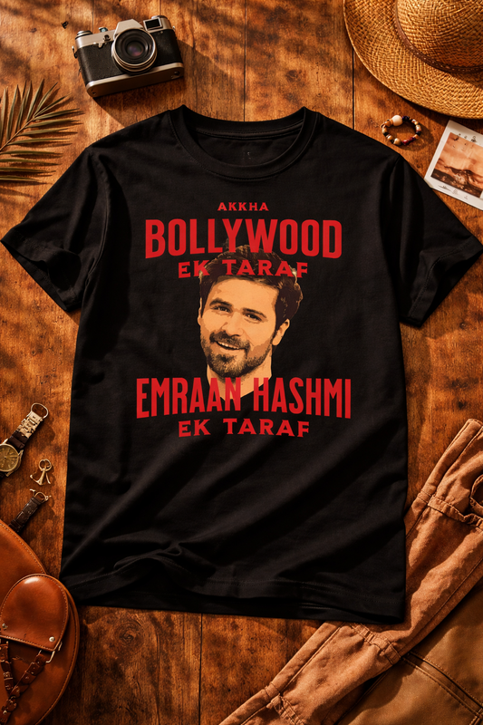 Emraan Hashmi T-Shirt β Men & Women | Black