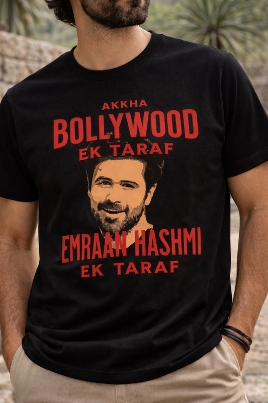 Emraan Hashmi T-Shirt β Men & Women | Black