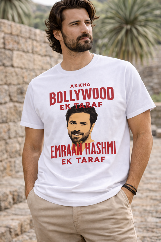 Emraan Hashmi T-Shirt β Men & Women | White