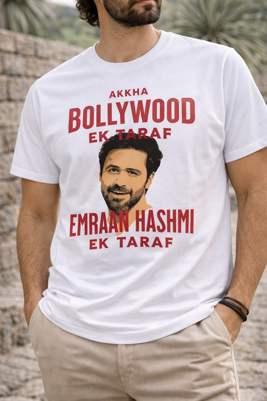 Emraan Hashmi T-Shirt β Men & Women | White