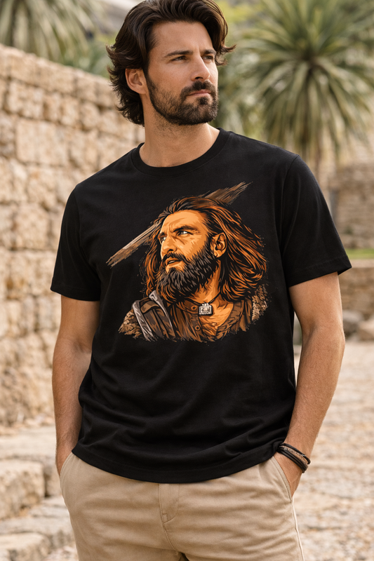 Hamza Ali Mazari T-Shirt | Dhurandhar T-Shirt β Men & Women | Black