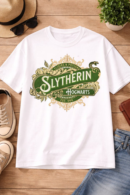 Harry Potter Sytherin T-Shirt |  White