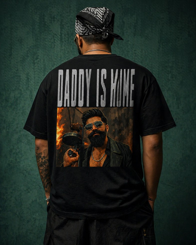 Toxic Dady Is Home Drop-Shoulder T-Shirt – Men & Women | Black