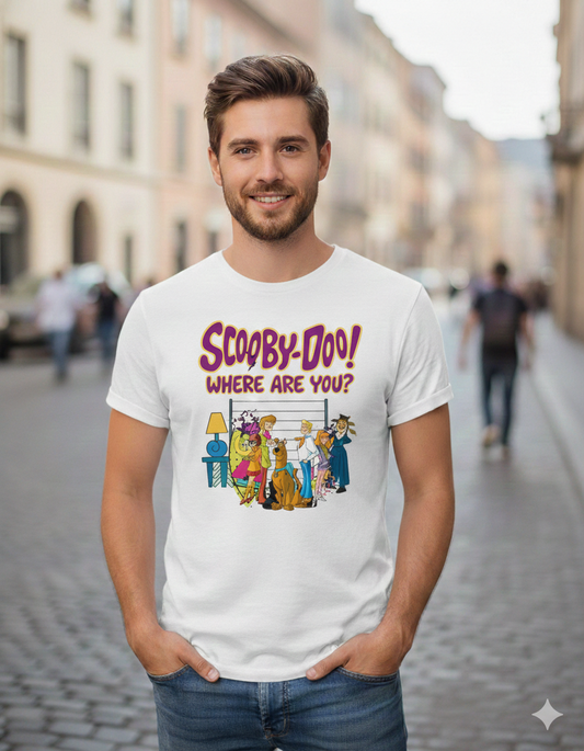 Scooby Doo Where Are You Unisex T-Shirt |  White