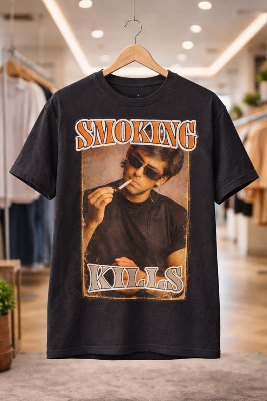 Salman Khan No Smoking T-Shirt – Men & Women | Black