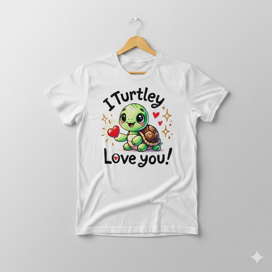 I Turtley Love You Unisex T-Shirt |  White