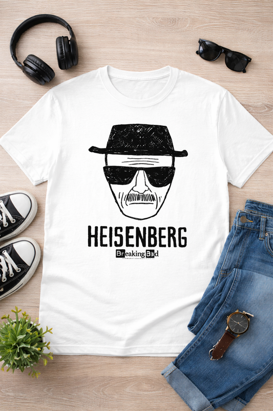 Animated Heisenberg Unisex T-Shirt |  White