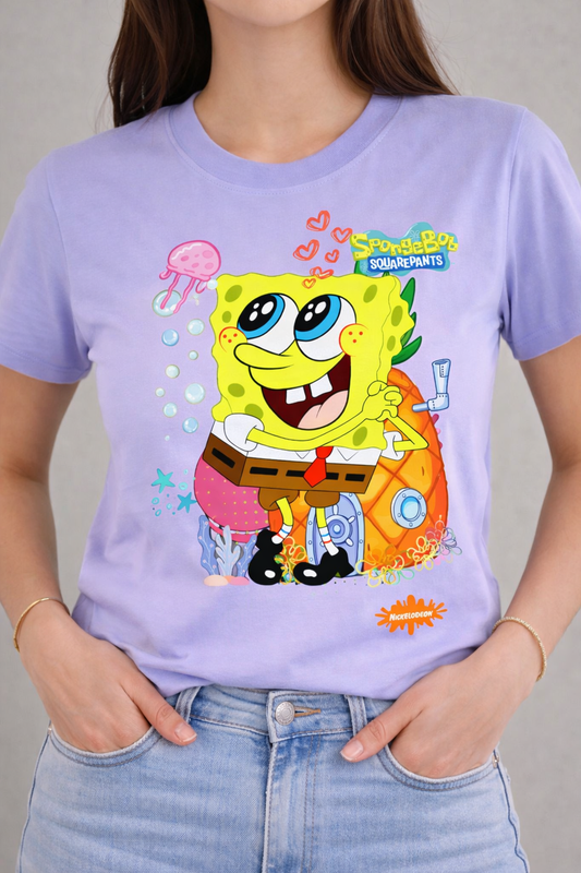 SpongeBob Women T-Shirt |  Blue