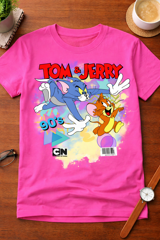 Tom & Jerry Women T-Shirt |  Pink
