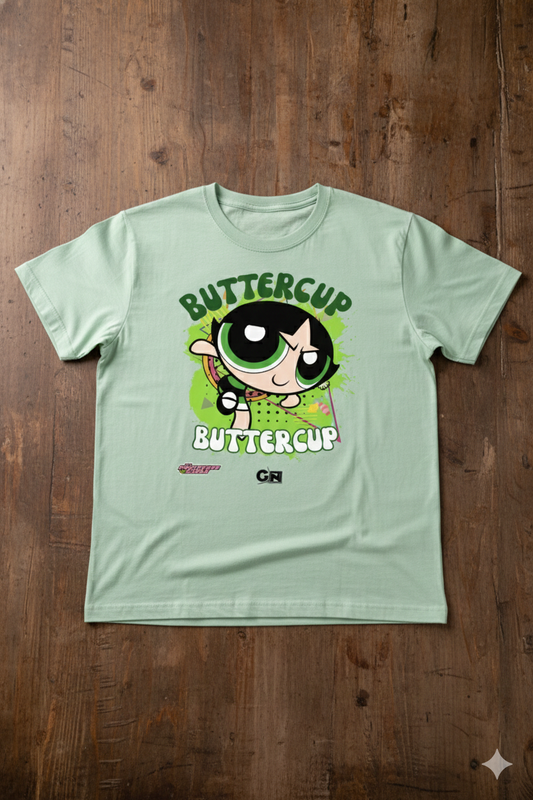 Powerpuff Girls Buttercup T-Shirt – Women |  Green