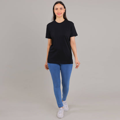 100% Cotton Solid T-Shirt – Women | Multiple Color & Sizes