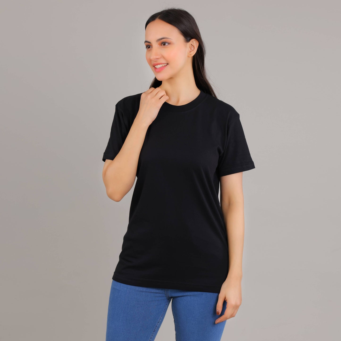 100% Cotton Solid T-Shirt – Women | Multiple Color & Sizes