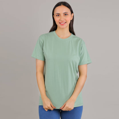 100% Cotton Solid T-Shirt – Women | Multiple Color & Sizes
