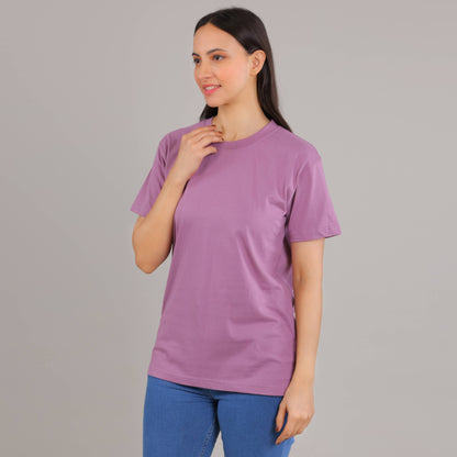 100% Cotton Solid T-Shirt – Women | Multiple Color & Sizes