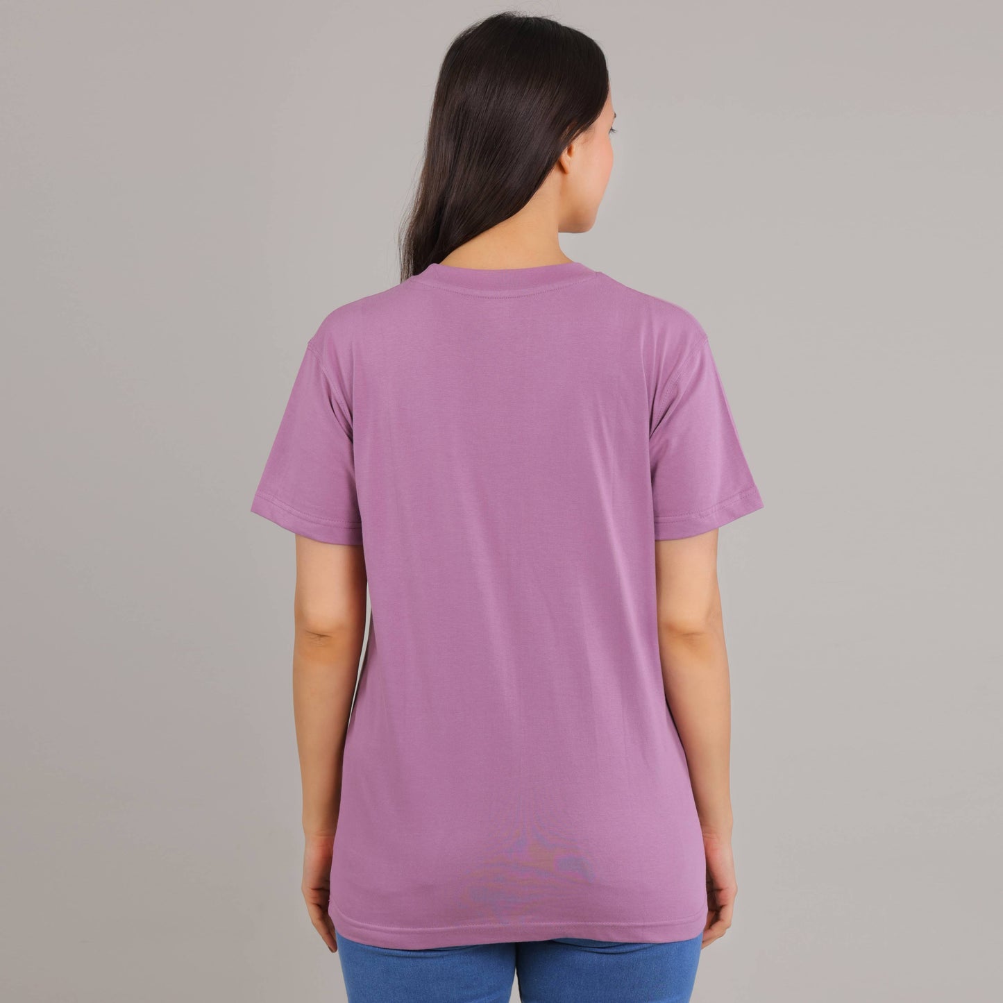 100% Cotton Solid T-Shirt – Women | Multiple Color & Sizes