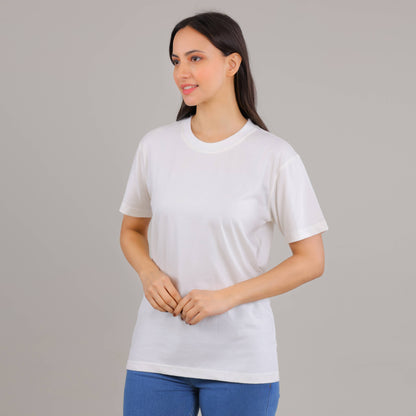 100% Cotton Solid T-Shirt – Women | Multiple Color & Sizes