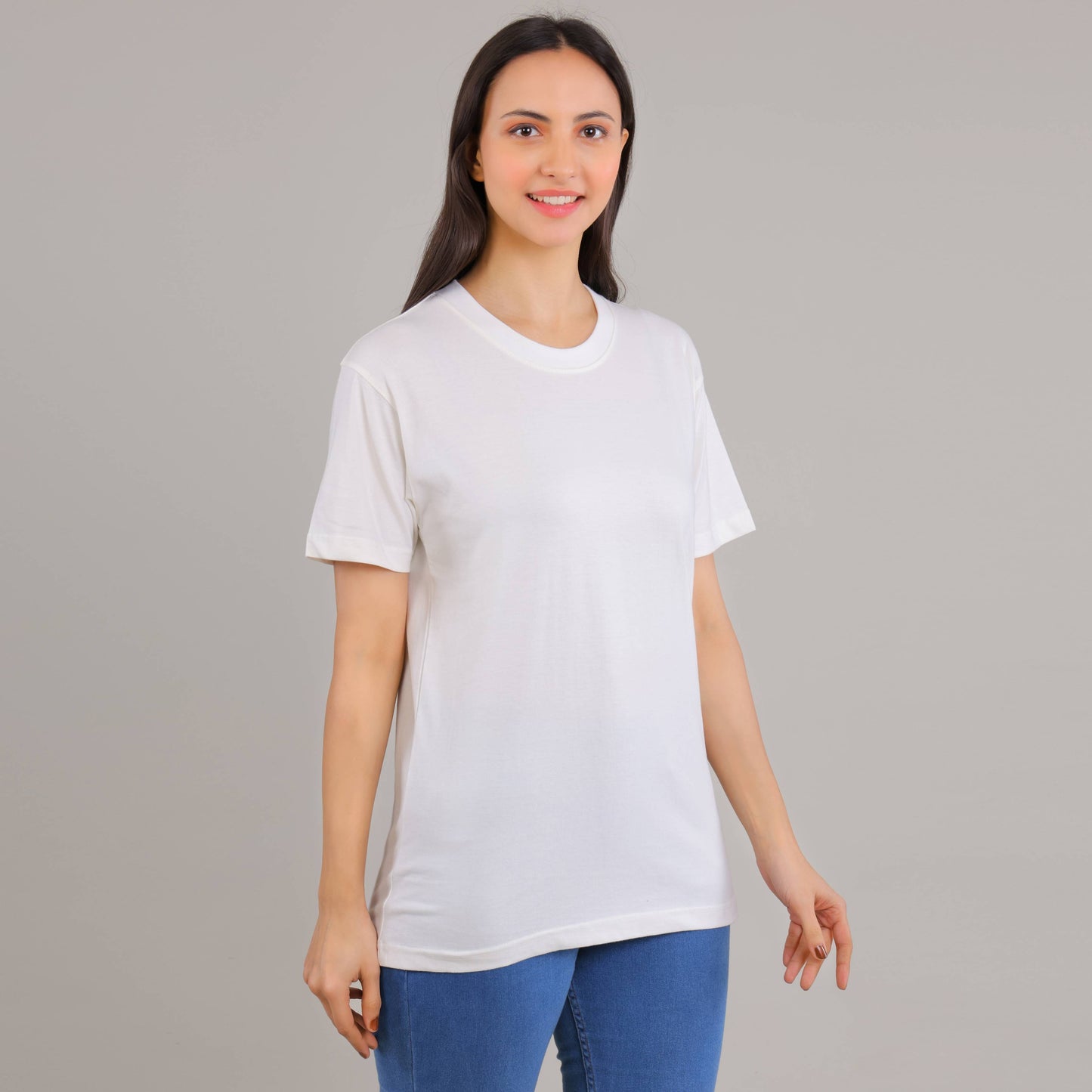 100% Cotton Solid T-Shirt – Women | Multiple Color & Sizes