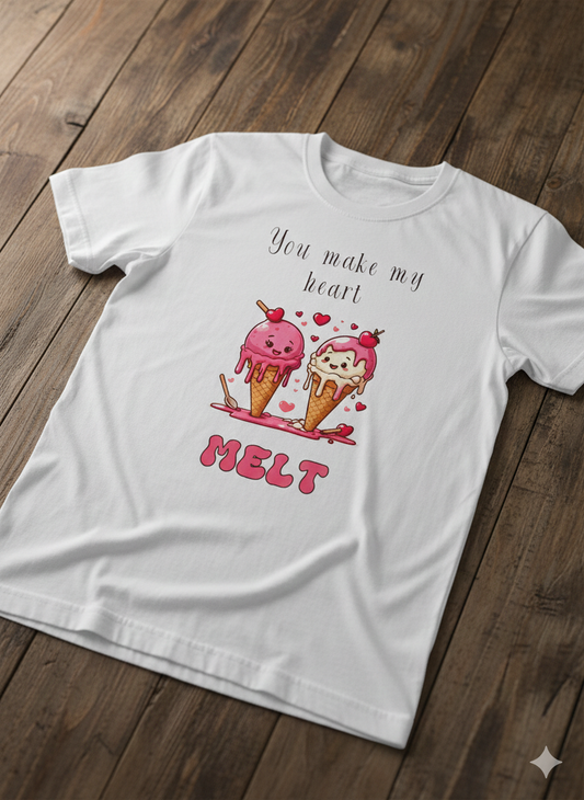 You Make My Heart Melt Unisex T-Shirt |  White